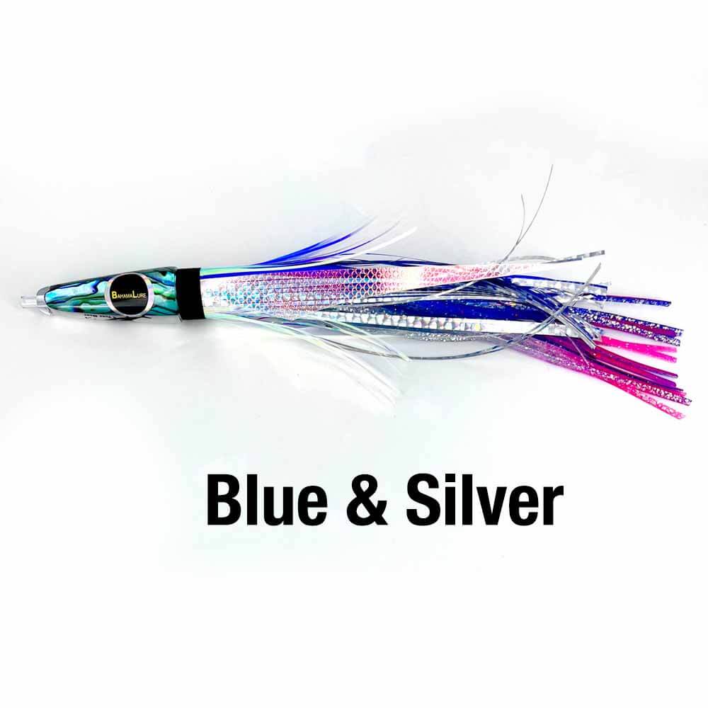 Bahama Lures Tuna Dart Trolling Lure Blue Silver