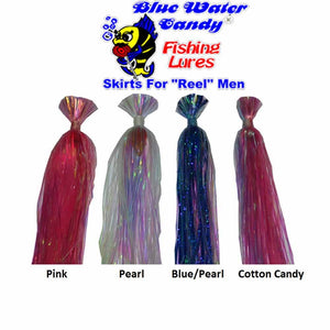 bluewater candy fishing lures Blue Water Bling Duster A shimmering mylar skirt delivers intense flash and movement Blue Water Candy Lures (@Bluewatercandy)