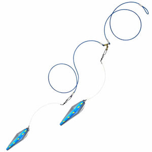Boone Little Lulu 7.5in Mackerel 2-Pin Rigged Ultimate Pin Tease
