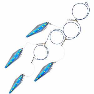 Boone Little Lulu 7.5in Mackerel 4-Pin Rigged Ultimate Pin Tease