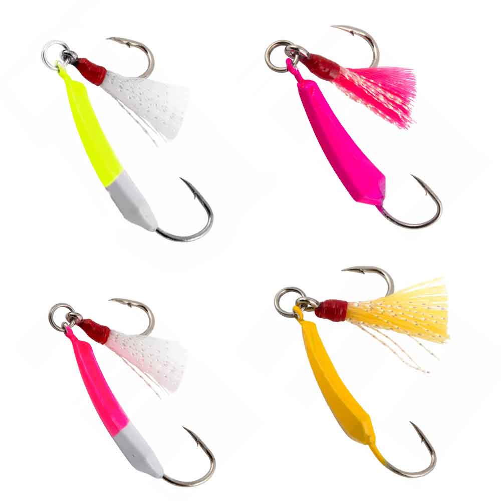 Buccaneer Wiggler Jig, Yellow/White