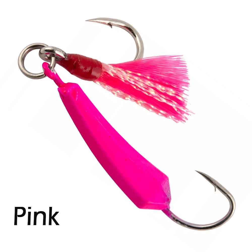 Buccaneer Wiggler With Stinger Jig 1/4oz, Pink