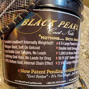Black Pearl 1.6Lb Invi Series Cast Net