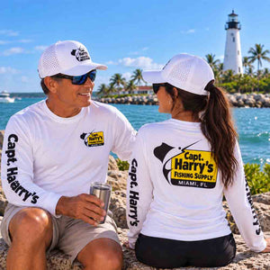 Capt. Harry's Billboard White L/S T-Shirt