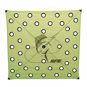 SFE 40-Regular Hole Tournament Fishing Kite Green