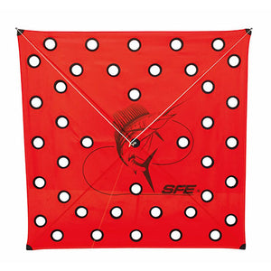 SFE 40-Regular Hole Tournament Fishing Kite Red