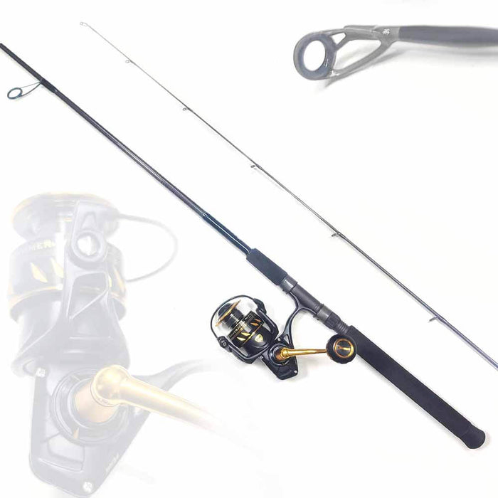 Penn Slammer SLAIV 4500 Reel Capt. Harry's CHS712G Spinning Rod Combo