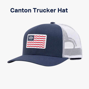 Aftco Navy Canton Trucker Hat