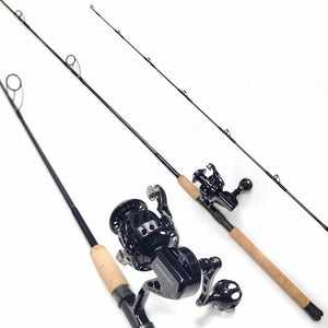 Van Staal VSX2 100B Reel And Capt. Harry's CHSC15G Spinning Rod Combo