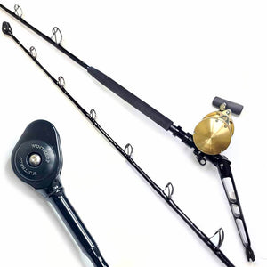 Shimano Tiagra 50 WLRSA Reel And Capt. Harry's CHSU 5060SINTER Rod Combo