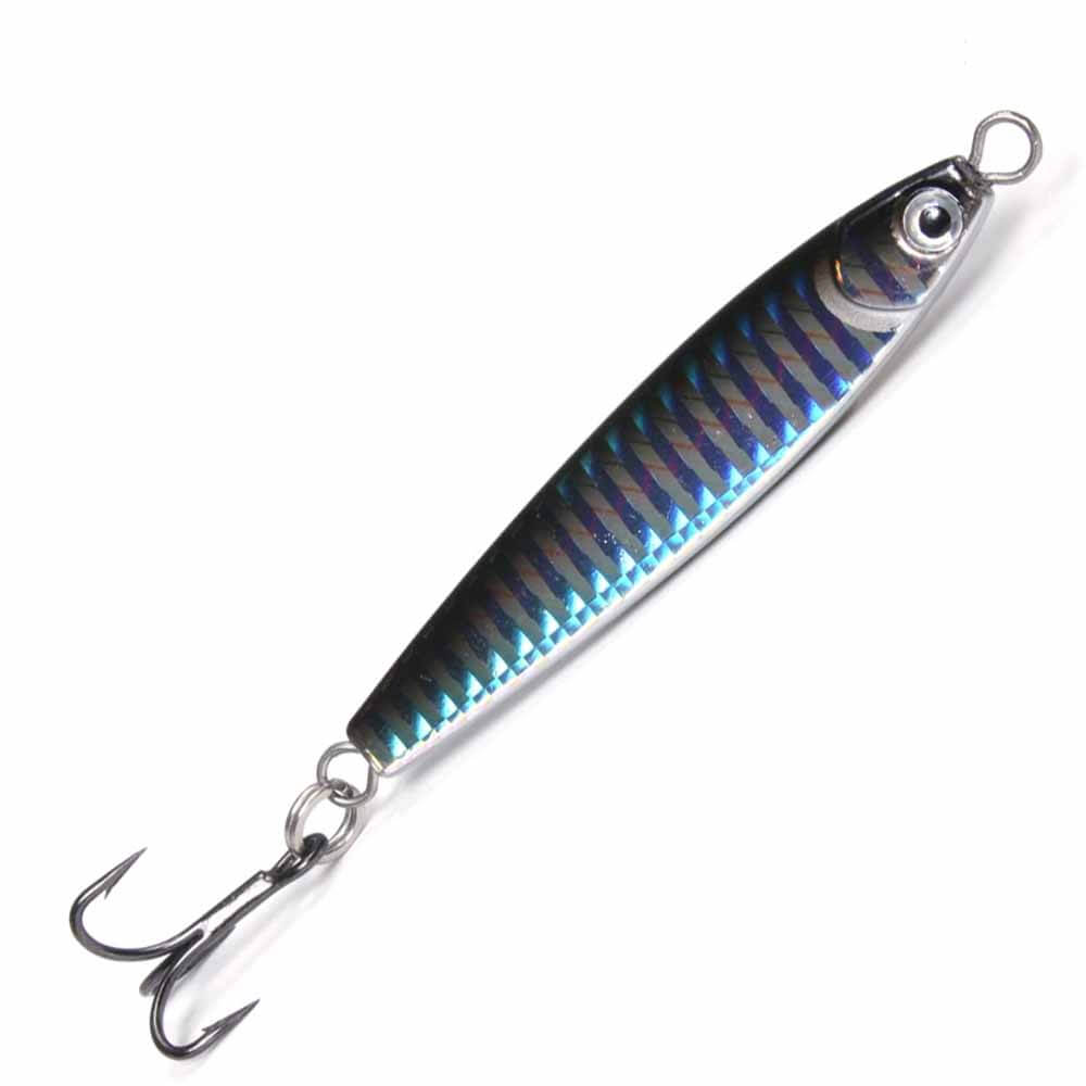 black and silver fishing lure Clarkspoon Stick Jig 1.5 oz, Silver/Black