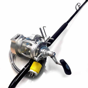 Penn Hooker 50VISWS Electric Reel 6'10" 50lb Sword Capt. Harry Deep Drop Rod Combo with Braid