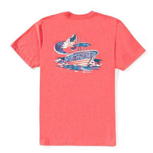 Costa Americana Boat Red Heather S/S T-Shirt