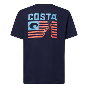 Costa Americana Shark Flag Navy S/S T-Shirt