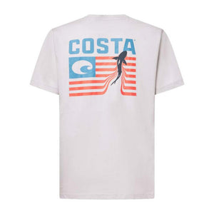 Costa Americana Shark Flag Silver S/S T-Shirt
