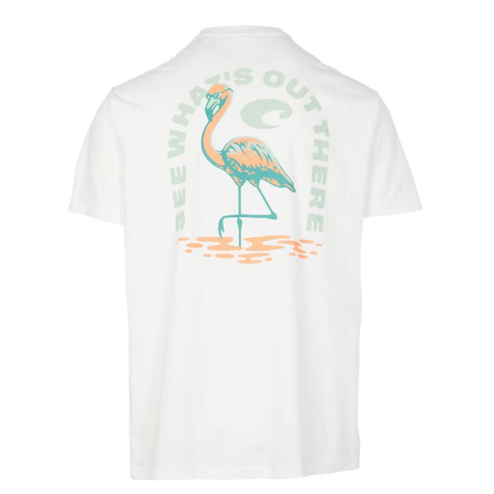 Costa Flamingo Shades White S/S T-Shirt
