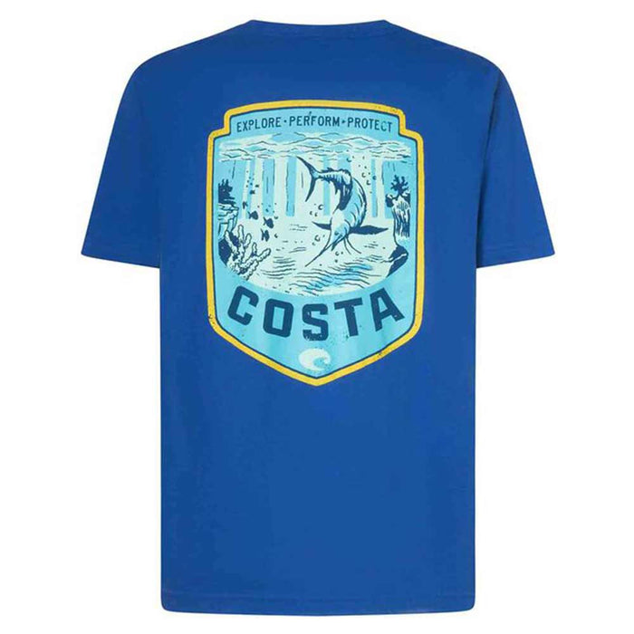 Costa Open Water Crest Royal Blue S/S T-Shirt