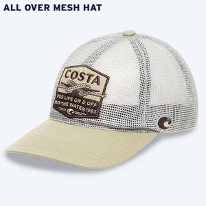 Costa All over Mesh Dark Sage Hat