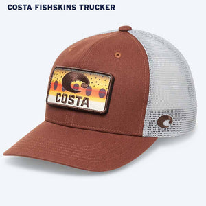 Costa Bolinas Brown Fishskins Trucker Hat