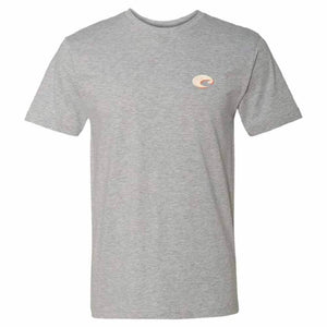Costa Grey Heather Freedom Bass T-Shirt