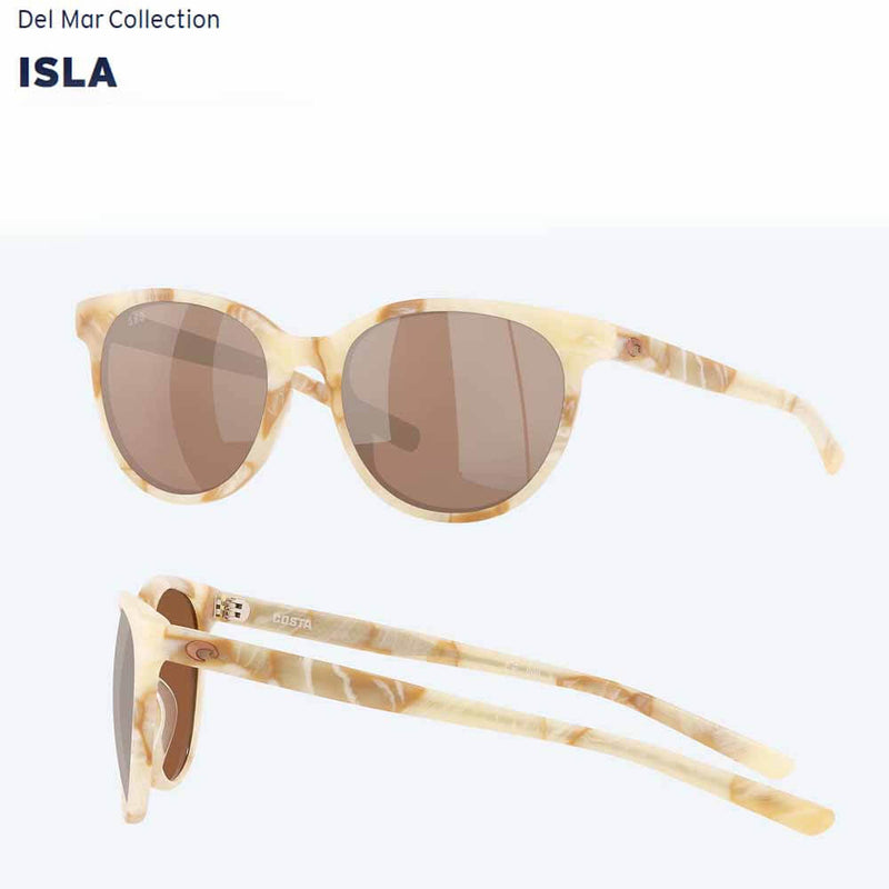Costa Isla Shiny Seashell Frame Sunglasses – Capt. Harry's Fishing Supply