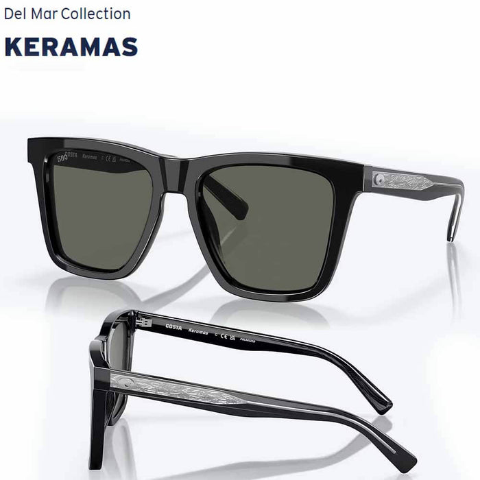 Costa Keramas Black Frame Sunglasses