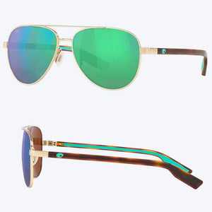 Costa Peli Brushed Gold Frame Sunglasses