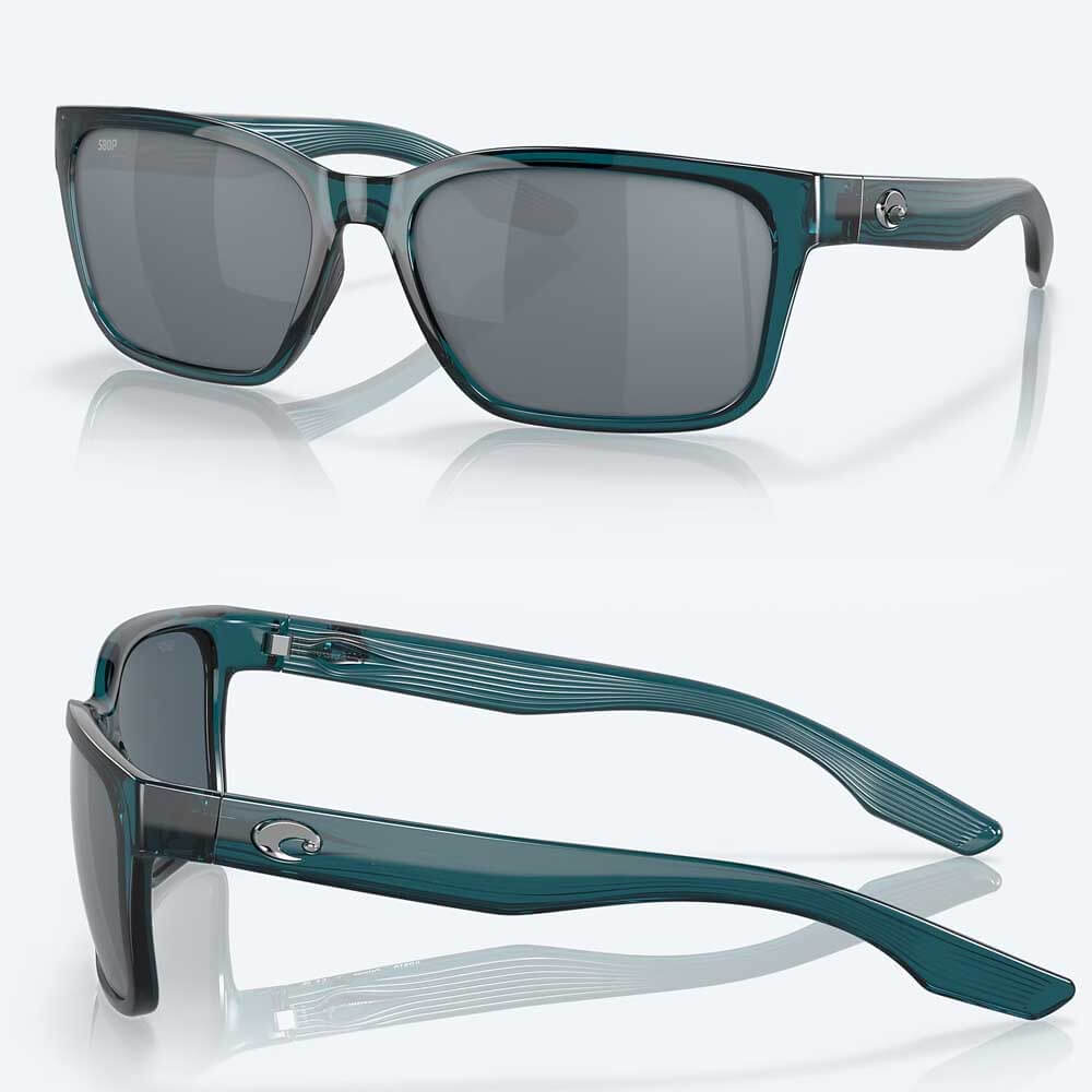 (取寄) コスタ パルマス ミラー サングラス - ポーラライズド Costa Palmas Mirror Sunglasses - Polarized  Gray Silver Mirror 580P Costa Palmas Sunglasses - Capt. Harry's Fishing Supply