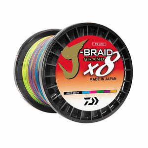 Daiwa J-Braid Grand X8 3300Yd Multi Color Braided Line