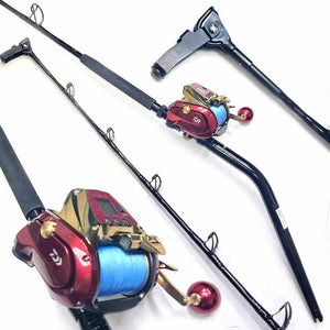 Daiwa Seaborg 1200 And Capt. Harry's Blackout Deep Drop Rod Combo With Braid