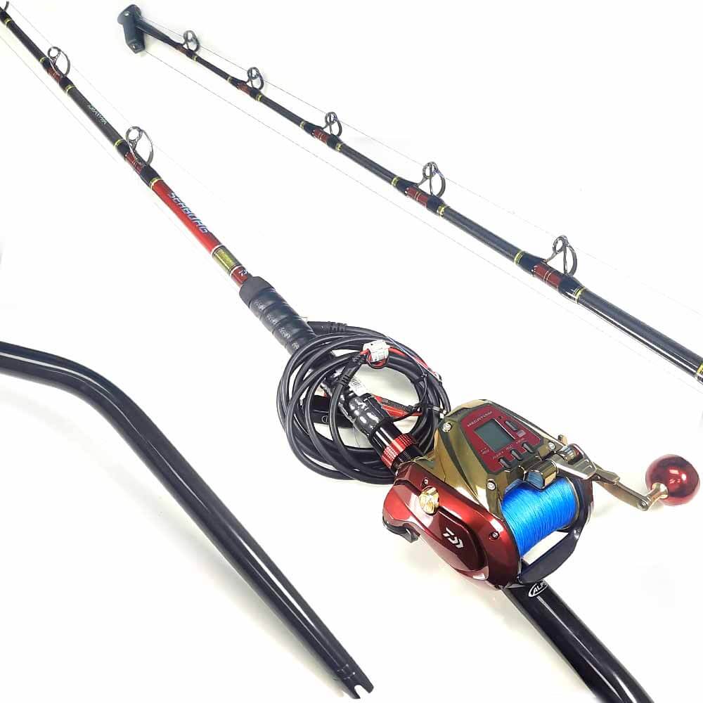 Daiwa Seaborg G 1200 Electric Reel 6' 2pc Deep Drop Rod Combo with