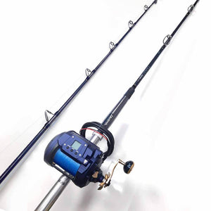 Daiwa Seapower 1200 Electric Reel 6'6 60-150LB Deep Drop Rod Combo with Braid