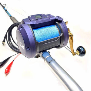 Daiwa Seapower 1200 Electric Reel 6' 60-150lb Capt. Harry's Deep Drop Rod Combo with Braid