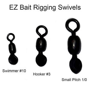 EZ Bait Rigging Small Pitch 1/0 Swivel