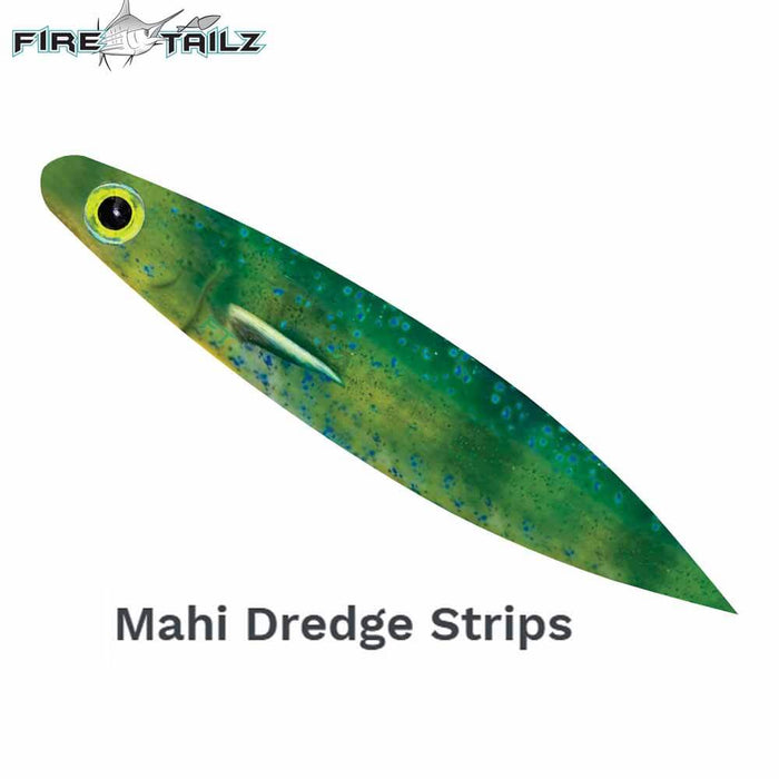 Fire Tailz 14" Printed Dredge Strips 12PK