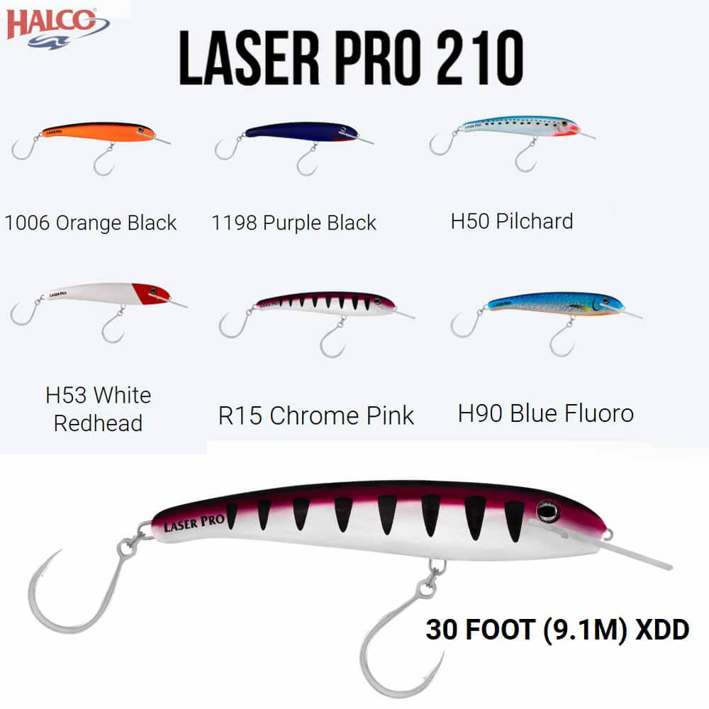 Halco Laser Pro 210 Trolling Lure – Capt. Harry's Fishing Supply