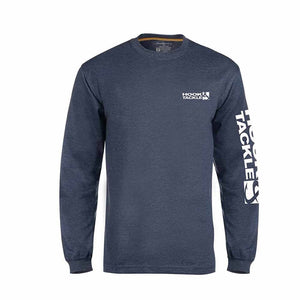 Hook & Tackle Blue L/S Billfish Bolt Performance Shirt