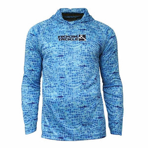 Hook & Tackle Blue L/S Marlin Flow Performance Shirt