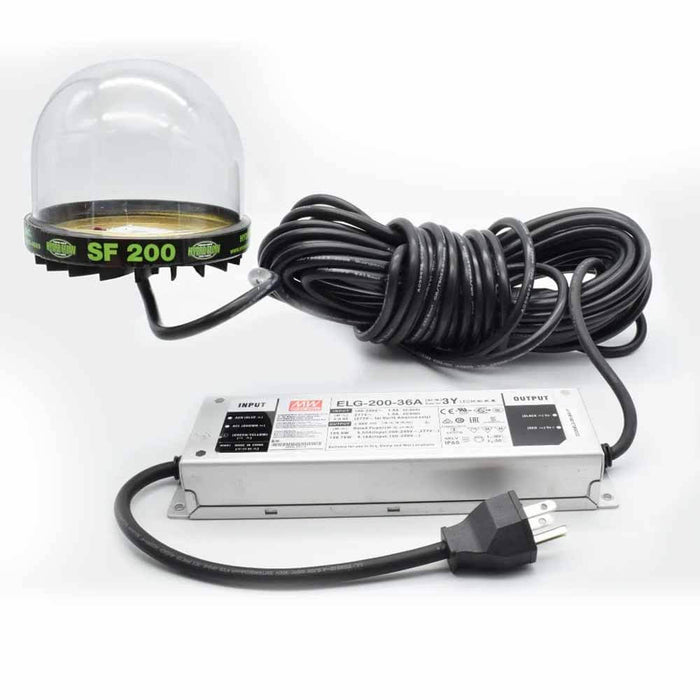 HydroGlow SF200G Underwater Dock Light Green 50ft 200W