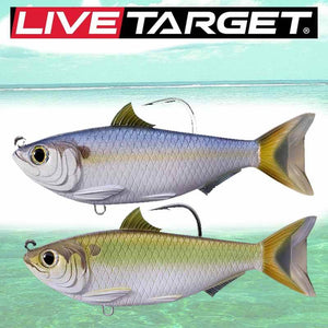 LIVETARGET 3.5in Threadfin Shad Swimbait
