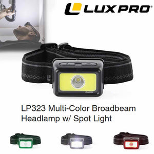 Lux Pro LP323 Multi Color Led 300 Lumen Headlamp