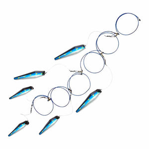 Boone Lulu Mackerel 13.5in 6-Pin Rigged Ultimate Pin Teaser