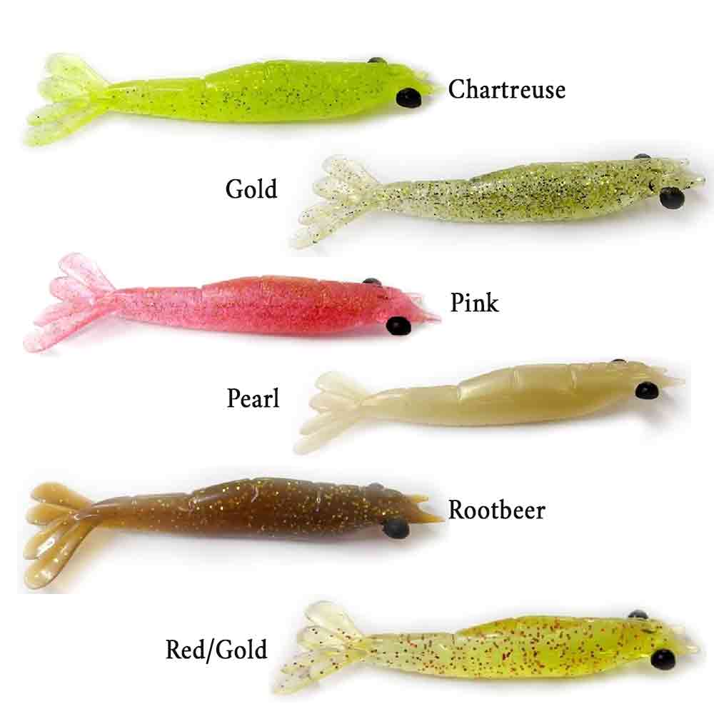 Monster 3X Ultrasoft Shrimp 3 3/4In 3Pk