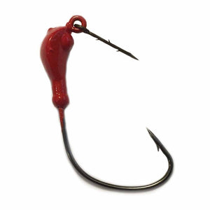 Monster 3X Red Weedless Jigs