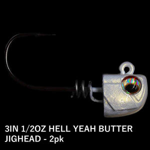 No Live Bait Needed (NLBN) 3" Jig Heads