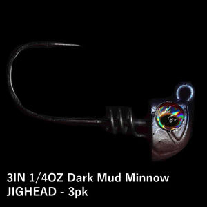No Live Bait Needed (NLBN) 3" Jig Heads