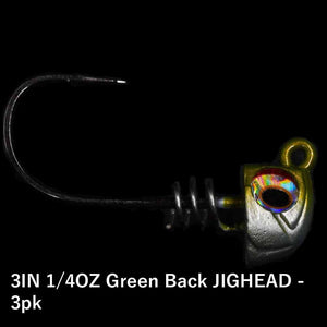 No Live Bait Needed (NLBN) 3" Jig Heads