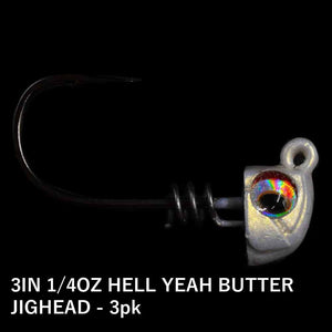 No Live Bait Needed (NLBN) 3" Jig Heads