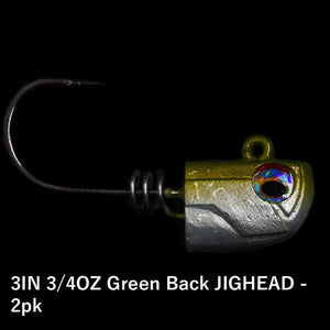 No Live Bait Needed (NLBN) 3" Jig Heads
