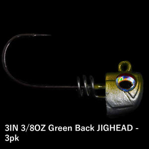 No Live Bait Needed (NLBN) 3" Jig Heads